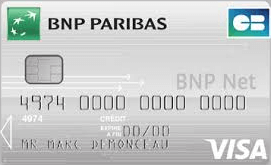 Carte bancaire BNP Net BNP Paribas